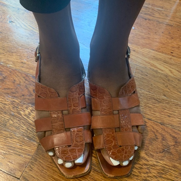 Vintage Bally Sandals size 8 - Picture 2 of 6